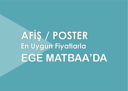 Tek Yön Renkli Afiş 50x70